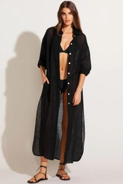 Vitamin A Playa Maxi Black EcoLinen
