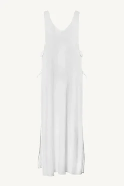 Vitamin A Riviera Dress White Crinkle Linen