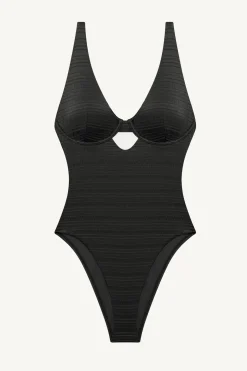 Vitamin A Rossi Underwire One Piece Seersucker Stripe