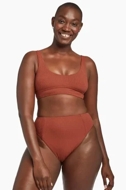 Vitamin A Sienna Tank Copper Brown EcoRib