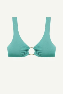 Vitamin A Skylar Top Aqua Metallic