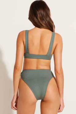 Vitamin A Skylar Top Sea Green EcoRib