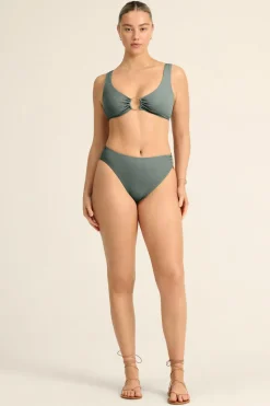 Vitamin A Skylar Top Sea Green EcoRib