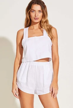Vitamin A Tallows Linen Short White EcoLinen