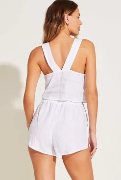 Vitamin A Tallows Linen Short White EcoLinen