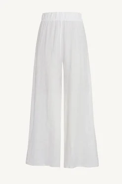 Vitamin A Tallows Linen Wide Leg Pant White EcoLinen