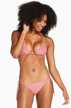 Vitamin A Tara Tie Side Bottom Sunkissed EcoRib