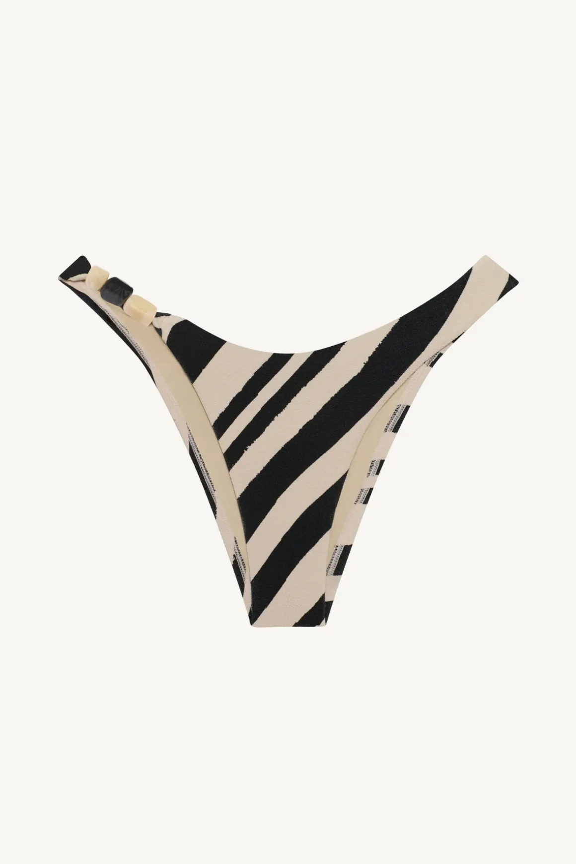 Vitamin A Terra Cheeky Bottom Sandbar Stripe Crepe Texture