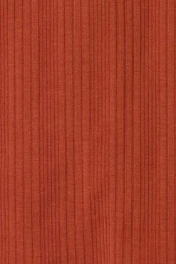 Vitamin A Thalia Crop Top Terracotta Organic Rib