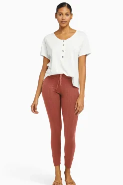 Vitamin A Thalia Legging Copper Organic Rib