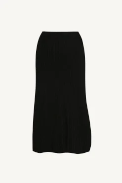 Vitamin A Thalia Skirt Black Organic Rib
