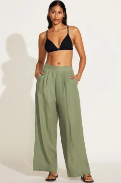 Vitamin A The Getaway Pant Agave EcoLinen