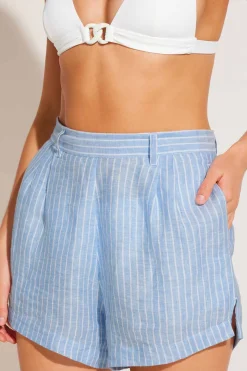 Vitamin A The Getaway Short Summer Stripe Ecolinen