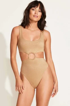 Vitamin A The Icon One Piece Golden Glow Metallic