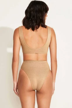 Vitamin A The Icon One Piece Golden Glow Metallic