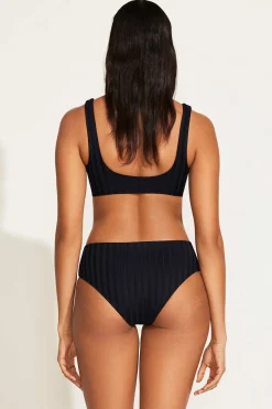 Vitamin A Ursula Bralette Top Black SuperRib