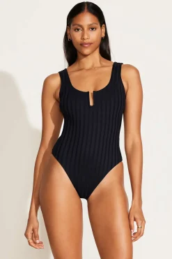 Vitamin A Ursula One Piece Black SuperRib